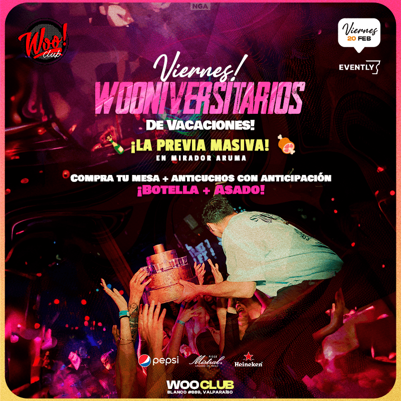 Viernes Wooniversitarios en Vacaciones   image}